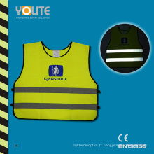 Gilets de sécurité réfléchissants jaunes, haute visibilité réfléchissante, gilet de course